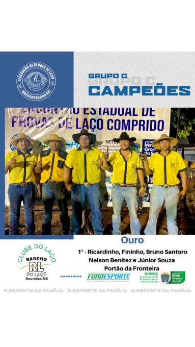 Clube de Laço Portão da Fronteira brilha na Festa de Laço de Dourados