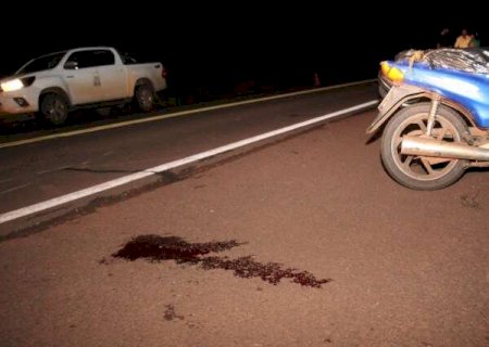 Motociclista tem les&atilde;o na face e fica em estado grave ap&oacute;s acidente na BR-262