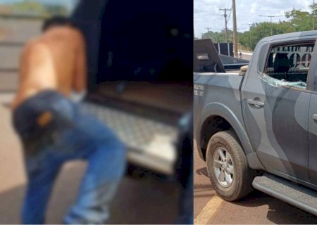Quatro indígenas são detidos e cinco policiais ficam feridos em área de conflito na MS-156