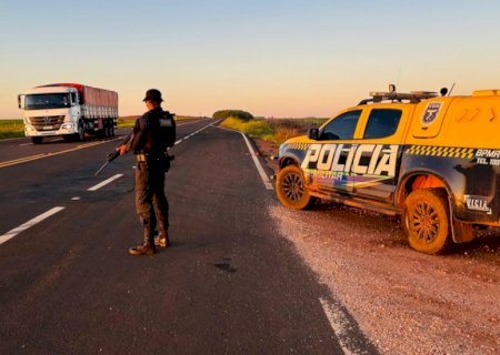 Em 17 dias de operação, acidentes reduziram em 48% e mortes a 20% nas rodovias estaduais de MS