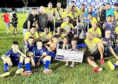Atlético Puxarará é o grande vencedor do campeonato de futebol amador de Aquidauana