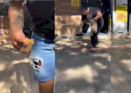 VÍDEO: Campo-grandenses são trolados no Centro em época de compras para o Natal