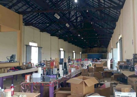 Com mercadorias doadas pela Receita Federal, Instituto Isaac realiza bazar no Armazém Cultural