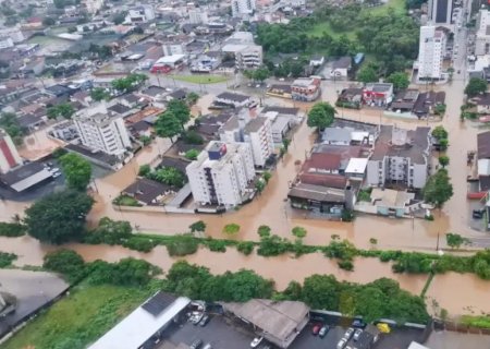 Frente fria e temporais deixam Santa Catarina em alerta com possibilidades de chuva de granizo