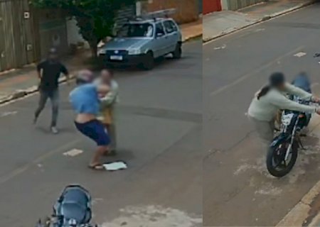 VÍDEO: Agente de saúde parte para cima de ladrão durante roubo de celular no Aero Rancho
