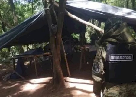 Acampamento com 12 hectares de plantação de maconha é fechado na fronteira