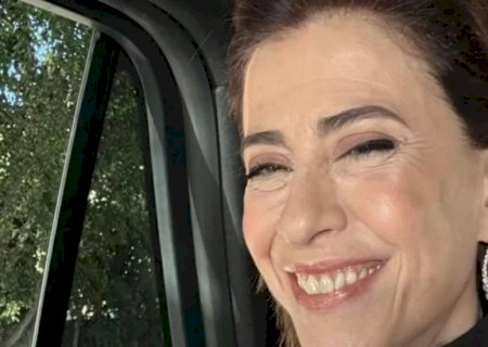 Fernanda Torres divulga foto a caminho do tão esperado “Globo de Ouro'