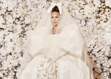Sabrina Sato se casa com vestido de noiva inspirado em Lady Di