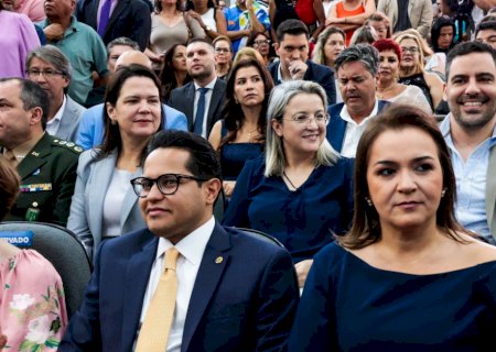 Adriane Lopes empossa secretariado em cerimônia na Câmara: ‘trazer resultados a Campo Grande’