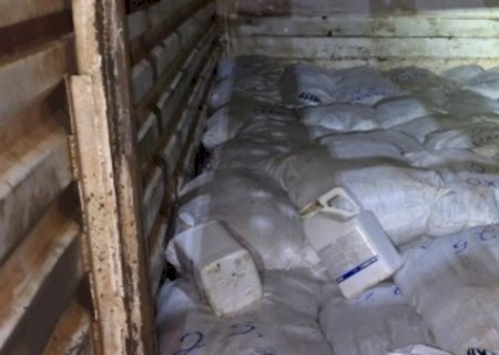 R$ 4 milhões em agrotóxicos contrabandeados são apreendidos na MS-386