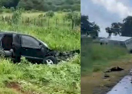 Motorista que ficou preso às ferragens em acidente na MS-158 havia saído do interior de SP