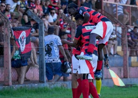 Águia Negra faz maior goleada do Estadual e empurra Aquidauanense para zona de rebaixamento