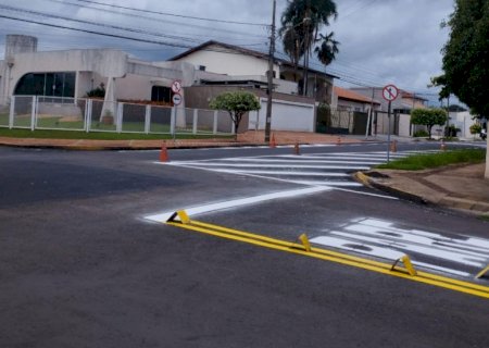 Rua Jerônimo Paes Benjamin em Campo Grande se torna preferencial em cruzamento