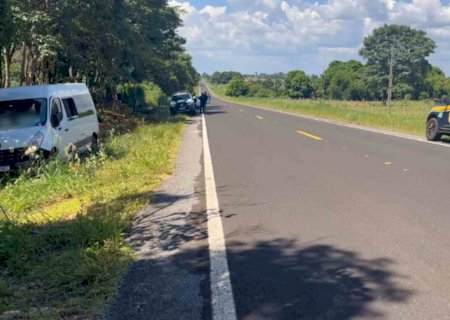 Motorista de van é executado com tiros na cabeça na BR-060 em MS 
