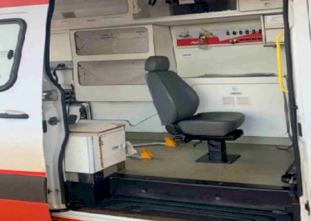 Ambulância do Hospital de Sidrolândia é penhorada por dívida trabalhista