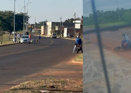 Com abuso de velocidade, comerciante pede sinalização e novo quebra-molas na Nasri Siufi