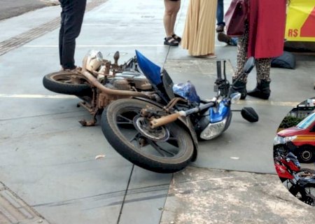 Cruzamento polêmico na Vila Bandeirante registra novo acidente envolvendo moto e carro