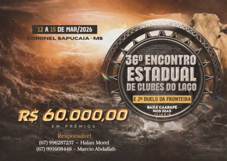 Coronel Sapucaia recebe 36º Encontro Estadual de Clubes do Laço e 2º Duelo da Fronteira