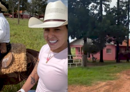 Em visita in&eacute;dita, Ana Castela exibe detalhes de nova fazenda em MS