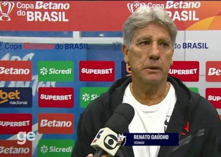 Renato Gaúcho, técnico do Vasco, lamenta morte de irmã e se emociona