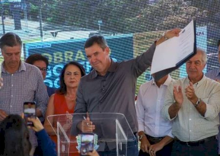 Riedel entrega obras e autoriza anel vi&aacute;rio para desafogar tr&acirc;nsito em Bonito