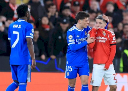 Uefa pune Prestianni, do Benfica, com seis jogos por caso com Vini Jr. na Champions