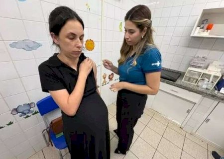 MS alcan&ccedil;a 92% de cobertura vacinal contra bronquiolite em gestantes