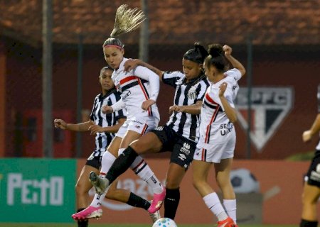 S&atilde;o Paulo vence Santos e assume vice-lideran&ccedil;a do Brasileir&atilde;o Feminino