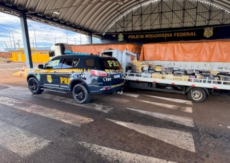 Carga de farelo de soja escondia quase 4 toneladas de drogas na BR-163