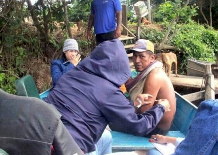 UBS fluvial percorre o Pantanal de Corumb&aacute; levando cidadania aos ribeirinhos