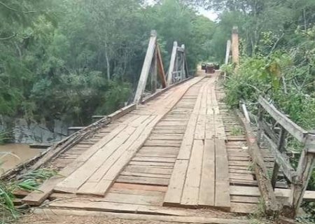 Ponte de concreto de 1,4 milh&atilde;o substituir&aacute; estrutura prec&aacute;ria em Bela Vista