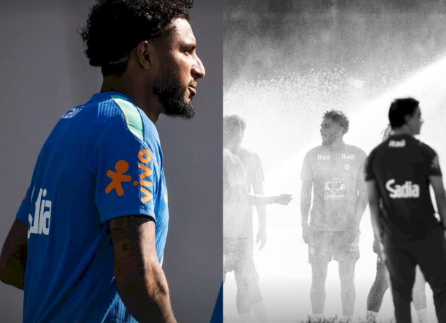 &Eacute;derson publica primeiras imagens com grupo da Sele&ccedil;&atilde;o ap&oacute;s convoca&ccedil;&atilde;o