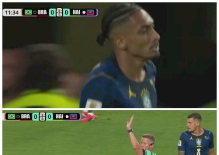 Raphinha marca, mas arbitragem anula gol do Brasil por impedimento