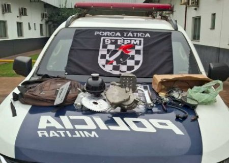 Suspeito de invadir casa e furtar R$ 42 mil &eacute; preso com pe&ccedil;as de ciclomotor