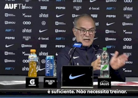 Bielsa rebate Flamengo sobre lesão de Arrascaeta: "Não teve nada a ver conosco"