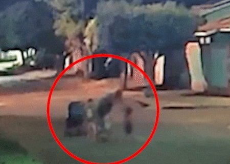 Crian&ccedil;as de 2 anos s&atilde;o agredidas por irm&atilde;o adolescente no meio da rua