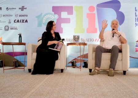 Em MS, Pedro Bial alerta para futuro com menos leitores e mais IA