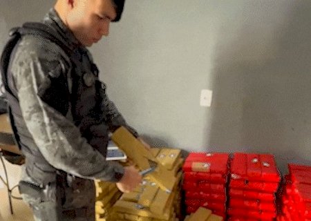 Quase meia tonelada de maconha &eacute; encontrada escondida em casa na Vila Popular