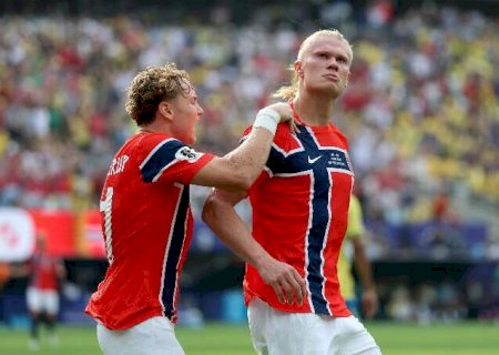 Haaland faz 2 a 0 e Brasil fica perto de se despedir da Copa do Mundo