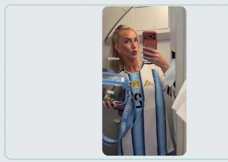 WAG da Argentina é inglesa e declarou torcida por seleção do namorado; entenda