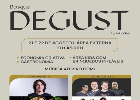 Fim de semana tem teatro, jogos e gastronomia no Bosque