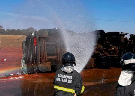 BR-436 &eacute; liberada ap&oacute;s 30 horas de bloqueio por vazamento de etanol