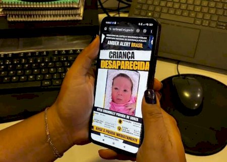 Alerta Amber &eacute; acionado para localizar Ayla, beb&ecirc; desaparecida em Campo Grande