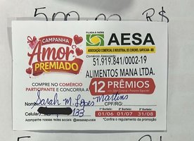 AESA realiza último sorteio da campanha Amor Premiado