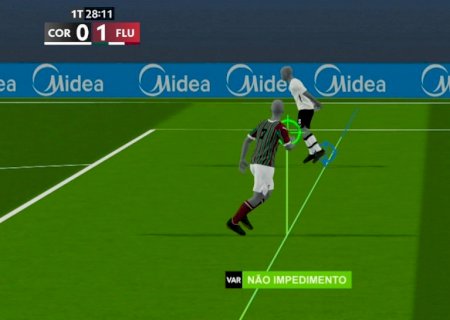 Corinthians x Fluminense: gol de Hulk é validado por impedimento semiautomático; veja