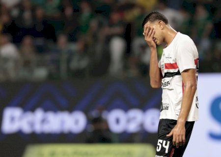 Osorio, do São Paulo, é denunciado pelo STJD por expulsão contra o Palmeiras